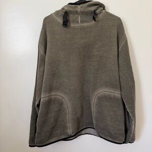 Urban Outfitters Buckle Hoodie Sweatshirt men’s  Hooded Pullover - Olive Green